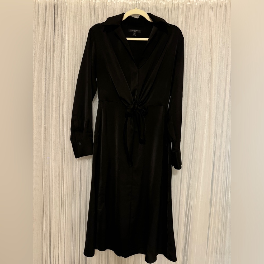 Banana Republic Shirt Dress | Size S | Color: Black